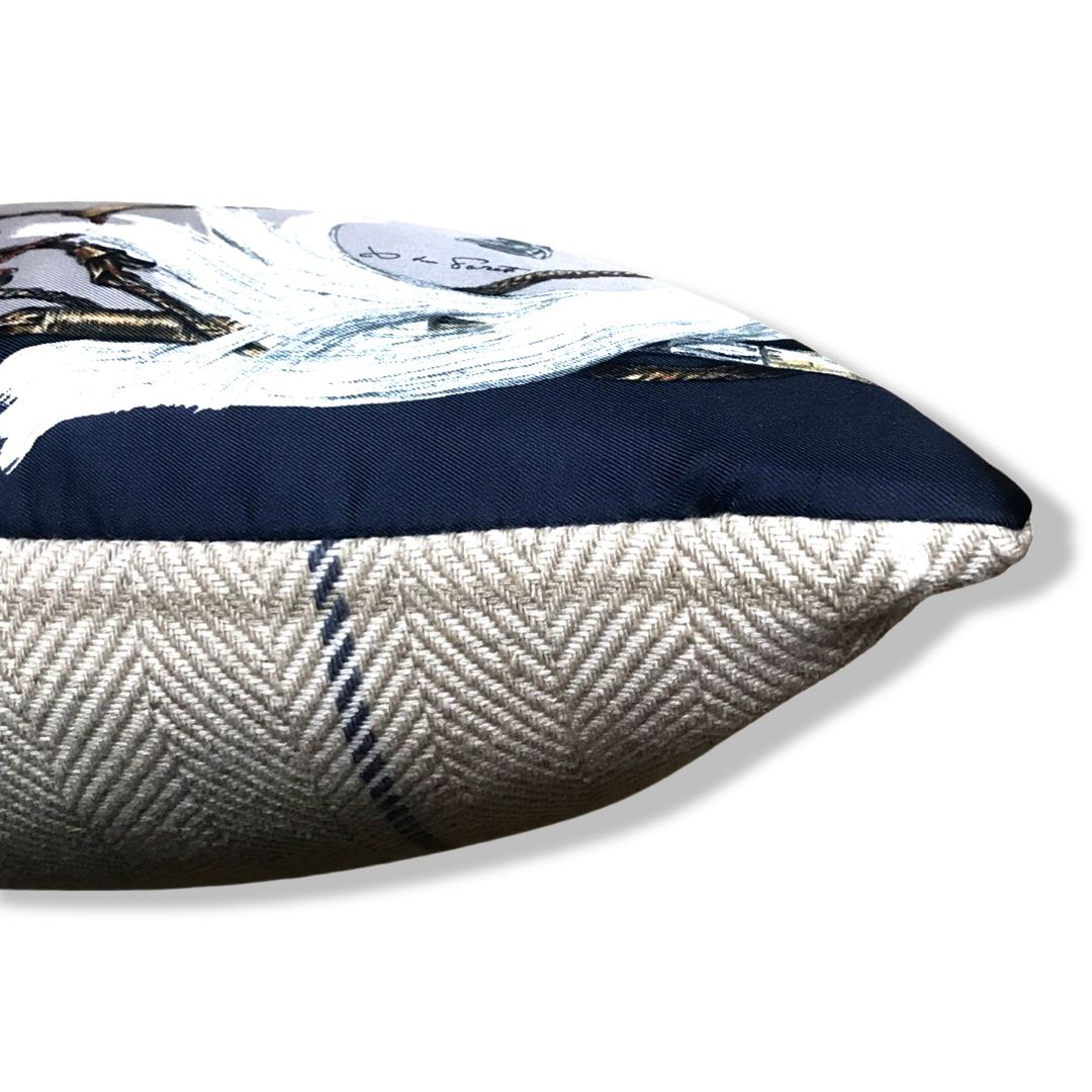 A Propos des Bottes Silk Scarf Pillow 17"