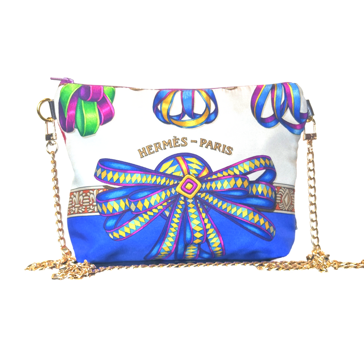 Rubans du Cheval Blanc Vintage Silk Scarf Crossbody Bag