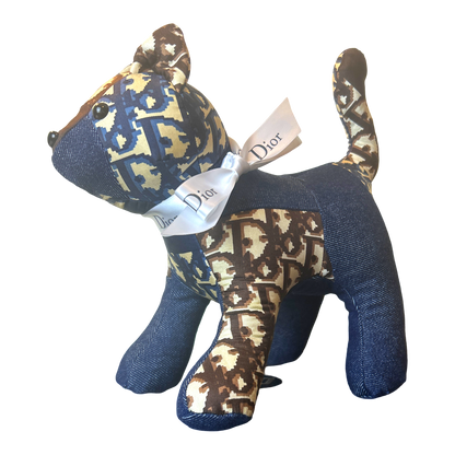 Dior Trotter Scarf Patchwork Kitten at Vintage Luxe Up