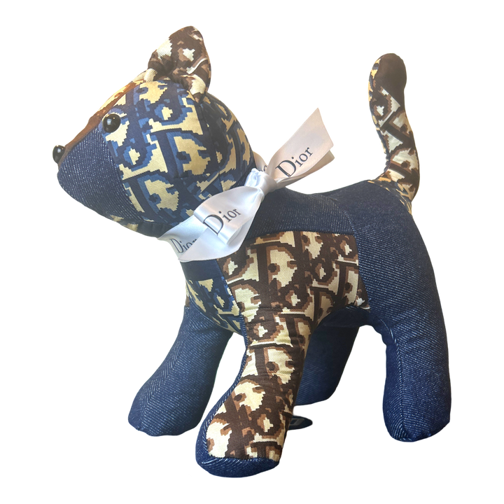 Dior Trotter Scarf Patchwork Kitten at Vintage Luxe Up