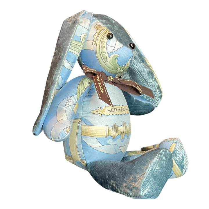 Hermes Ferronnerie Scarf Patchwork Bunny at Vintage Luxe Up