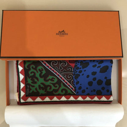 Framed Hermes ScarfAppaloosa des Steppes Framed Vintage Silk Scarf 21"-Vintage Hermes-Vintage Luxe Up