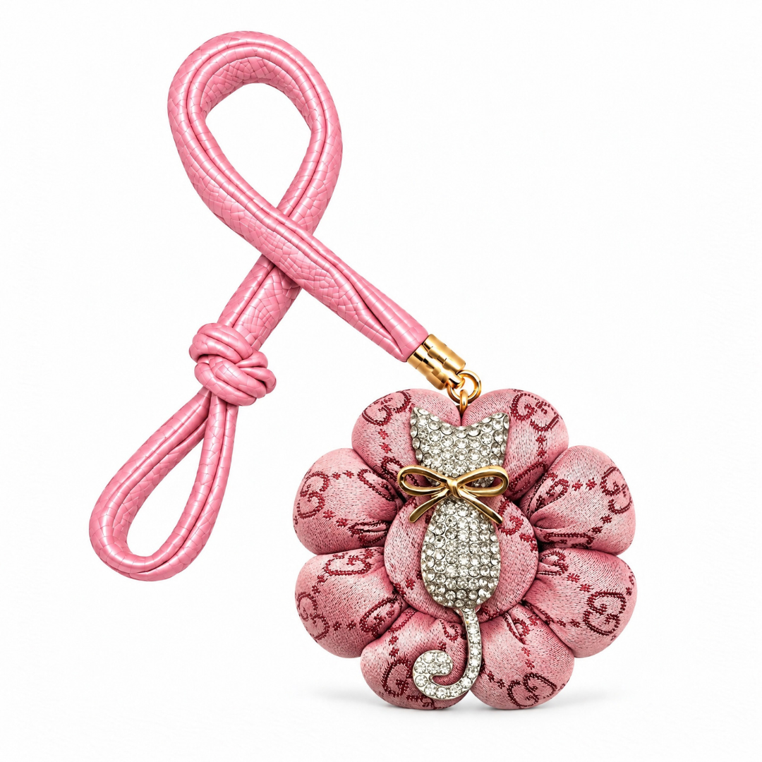 GUCCI GG LOGO BAG CHARM | GUCCI HANDBAG