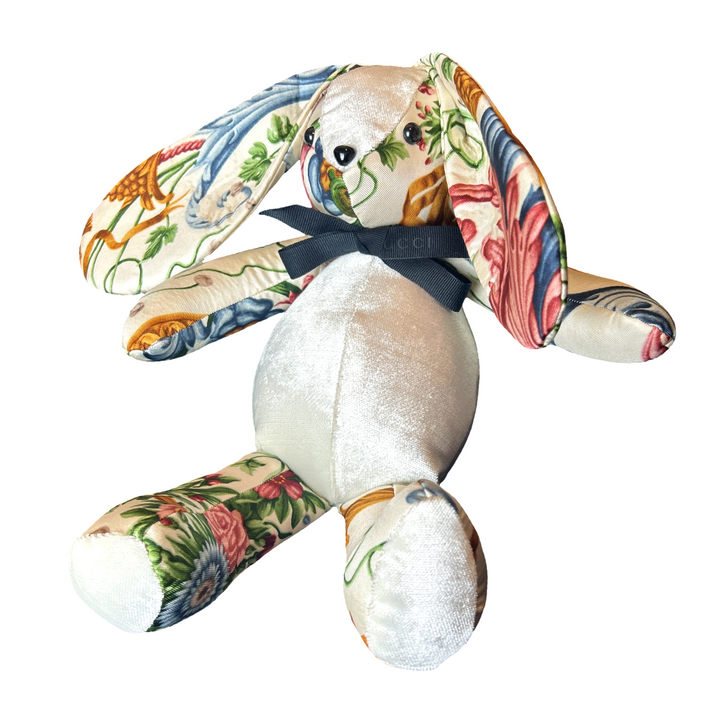 Gucci Chinoiserie Scarf Patchwork Bunny at Vintage Luxe Up
