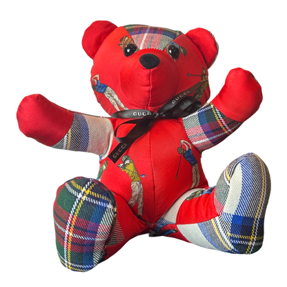 Gucci Scarf Teddy Bear at Vintage Luxe Up