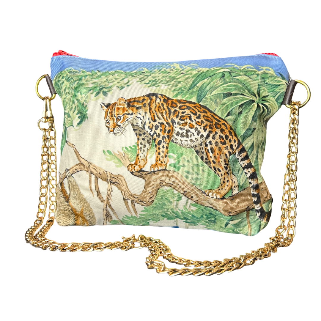 Equateur Vintage Scarf Crossbody Bag