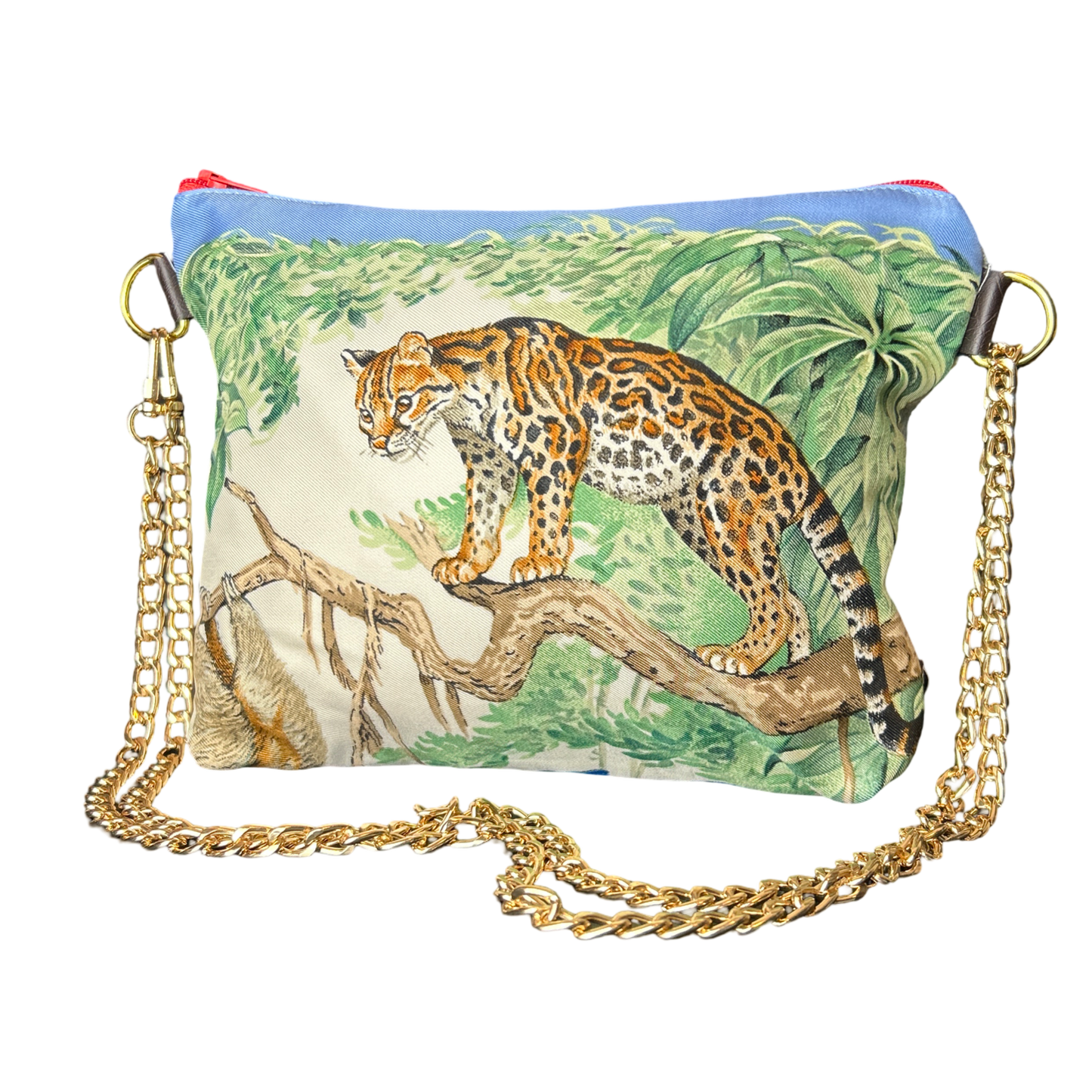 Equateur Vintage Scarf Crossbody Bag
