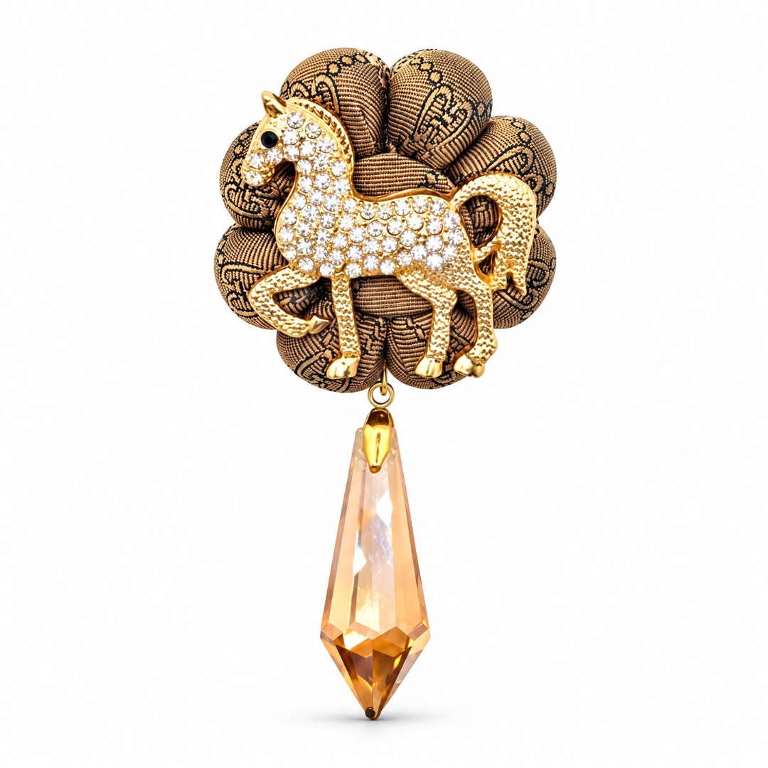 Gucci Stallion Brooch | Gucci Jewelry