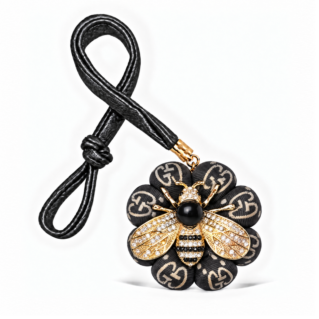 Gucci GG Logo Bumblebee Bag Charm | Gucci Handbags
