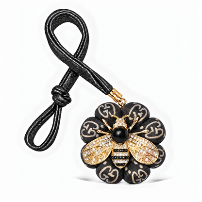 Gucci GG Logo Bumblebee Bag Charm | Gucci Handbags
