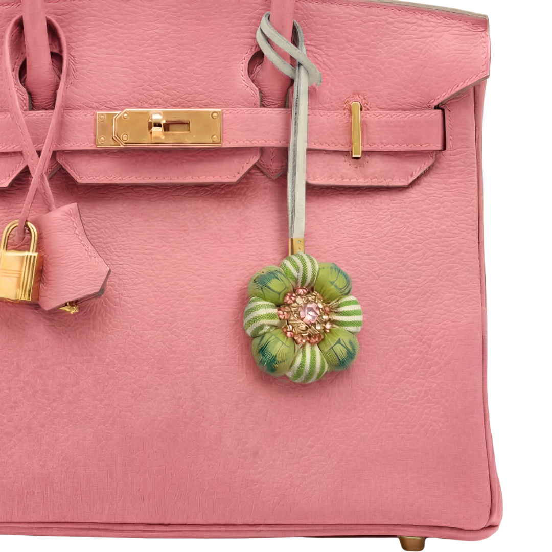 Hermes Necktie Bag Charm by Flock by Wild for Vintage Luxe Up