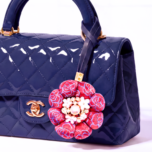 Chanel CC Camellia Bag Charm | Chanel Fashion Accessories