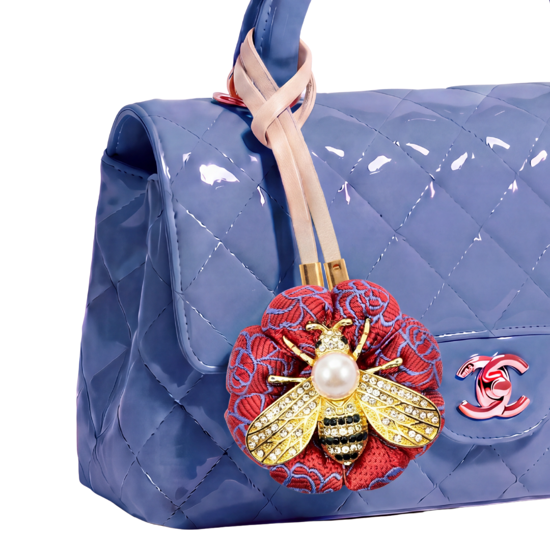 Chanel Camellia Bag Charm | Chanel Fashion Accessories