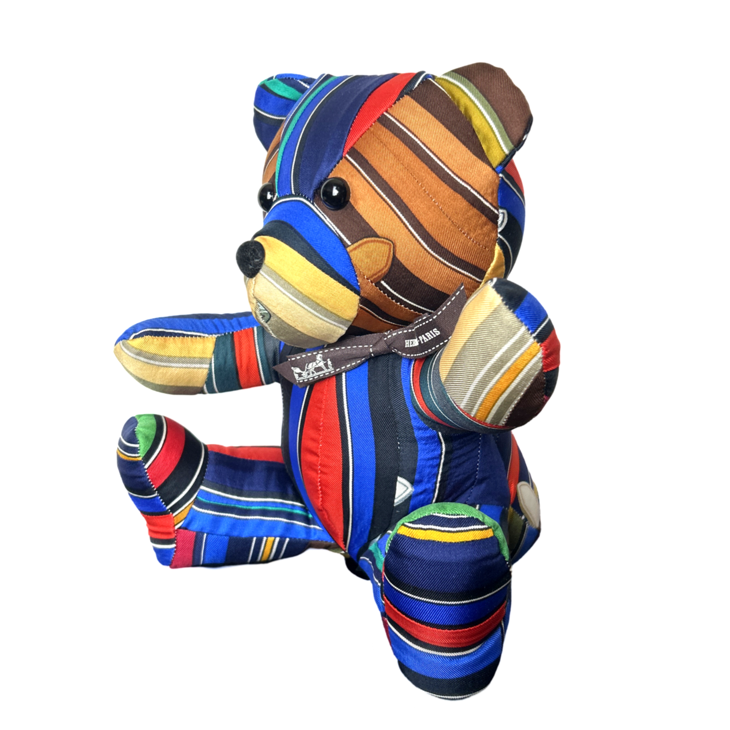 Hermes Couvertures et Tenues du Jour   Scarf Teddy Bear at Vintage Luxe Up