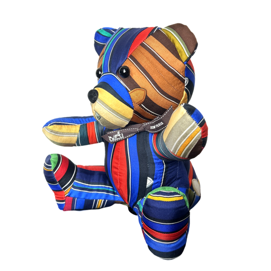 Hermes Couvertures et Tenues du Jour   Scarf Teddy Bear at Vintage Luxe Up