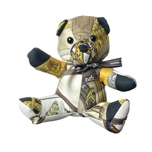 Hermes Scarf Teddy Bear