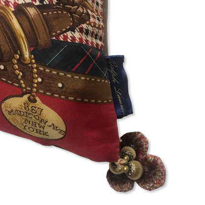 Best In Show Vintage Silk Scarf Pillows