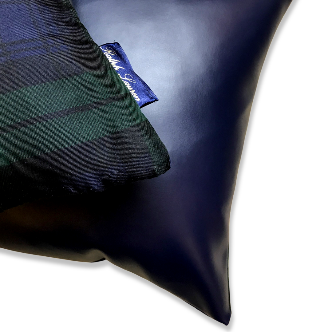 Black Watch Tartan Best In Show Vintage Silk Scarf Pillows 18"