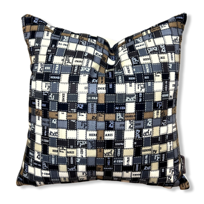 Bolduc Au Carré Vintage Cashmere & Silk Scarf Pillows
