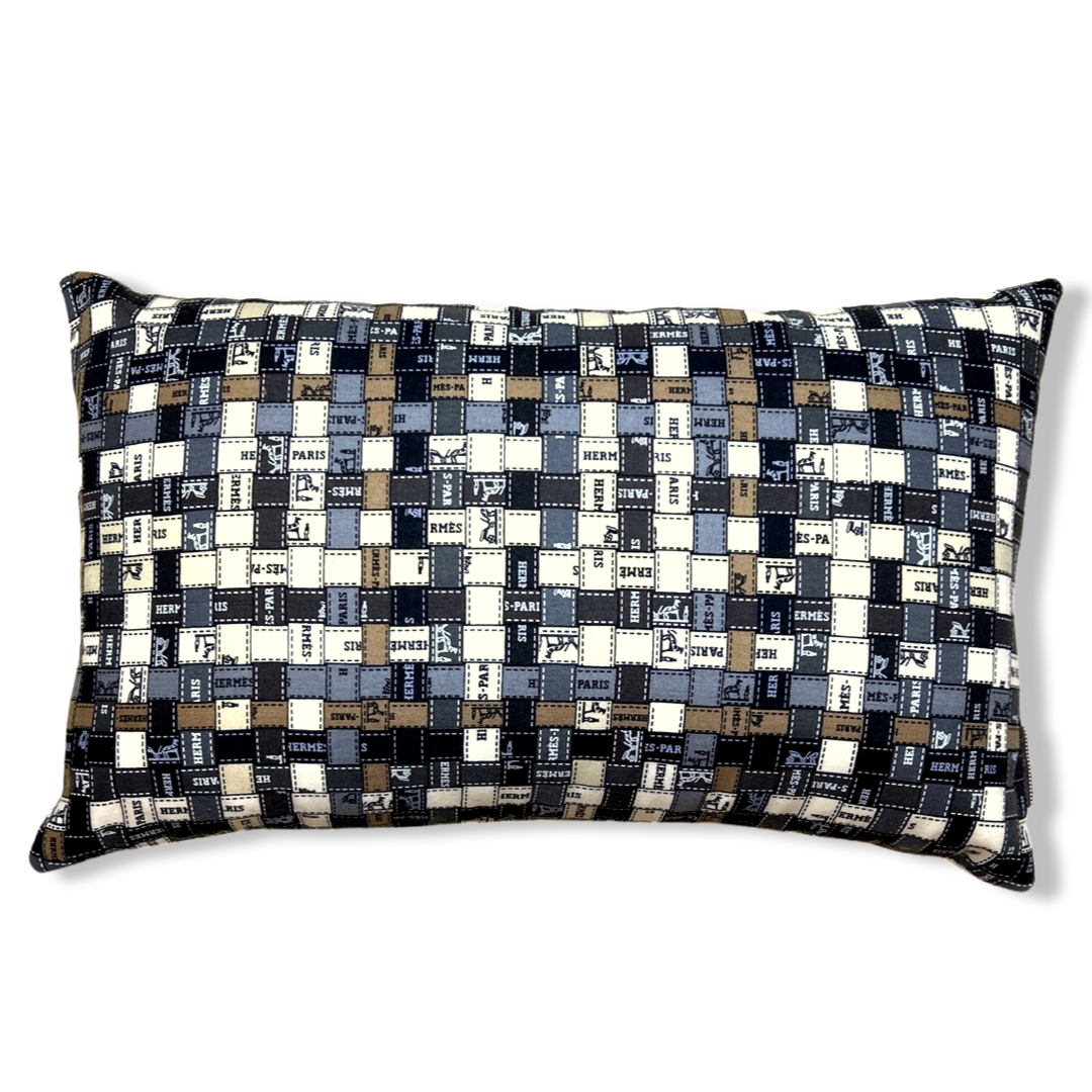 Bolduc Au Carré Vintage Cashmere & Silk Scarf Pillows