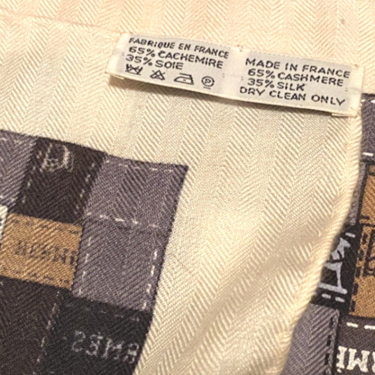 Bolduc Au Carré Vintage Cashmere & Silk Scarf Pillows