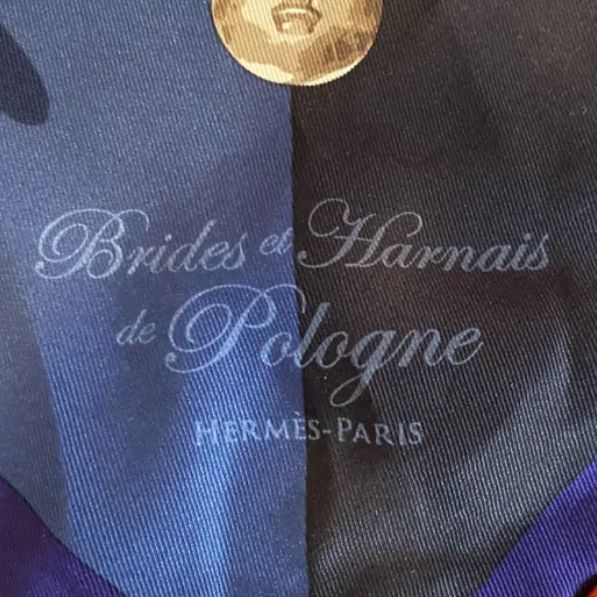 Brides et Harnais de Pologne Vintage Silk Scarf Pillow 28"