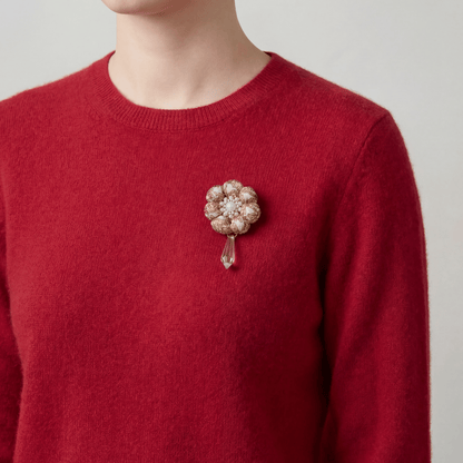 Hermes Necktie Brooch at Vintage Luxe Up