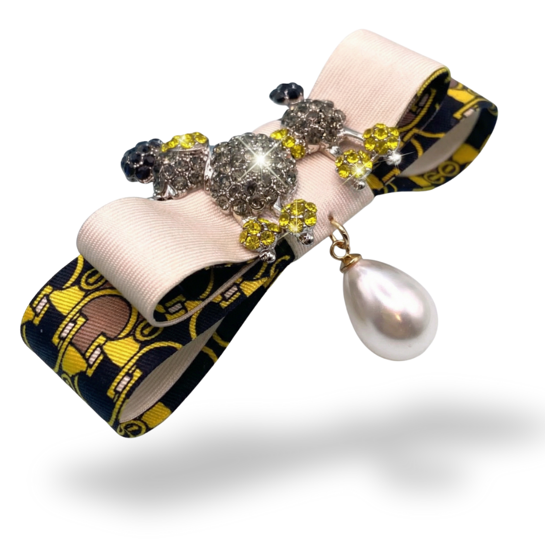 Hermes Necktie Brooch by Flock by Wild for Vintage Luxe Up