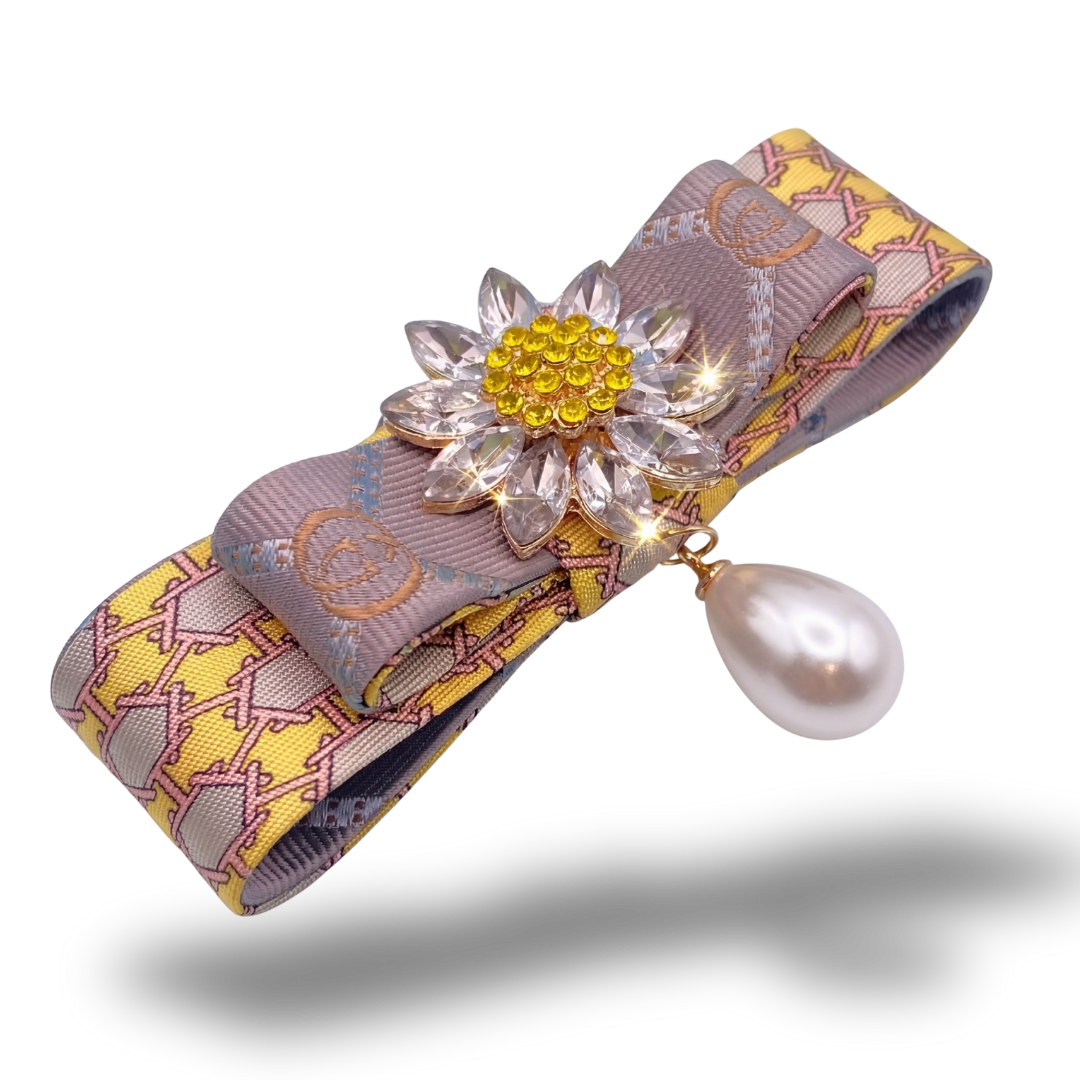 Hermes Necktie Brooch by Flock by Wild for Vintage Luxe Up