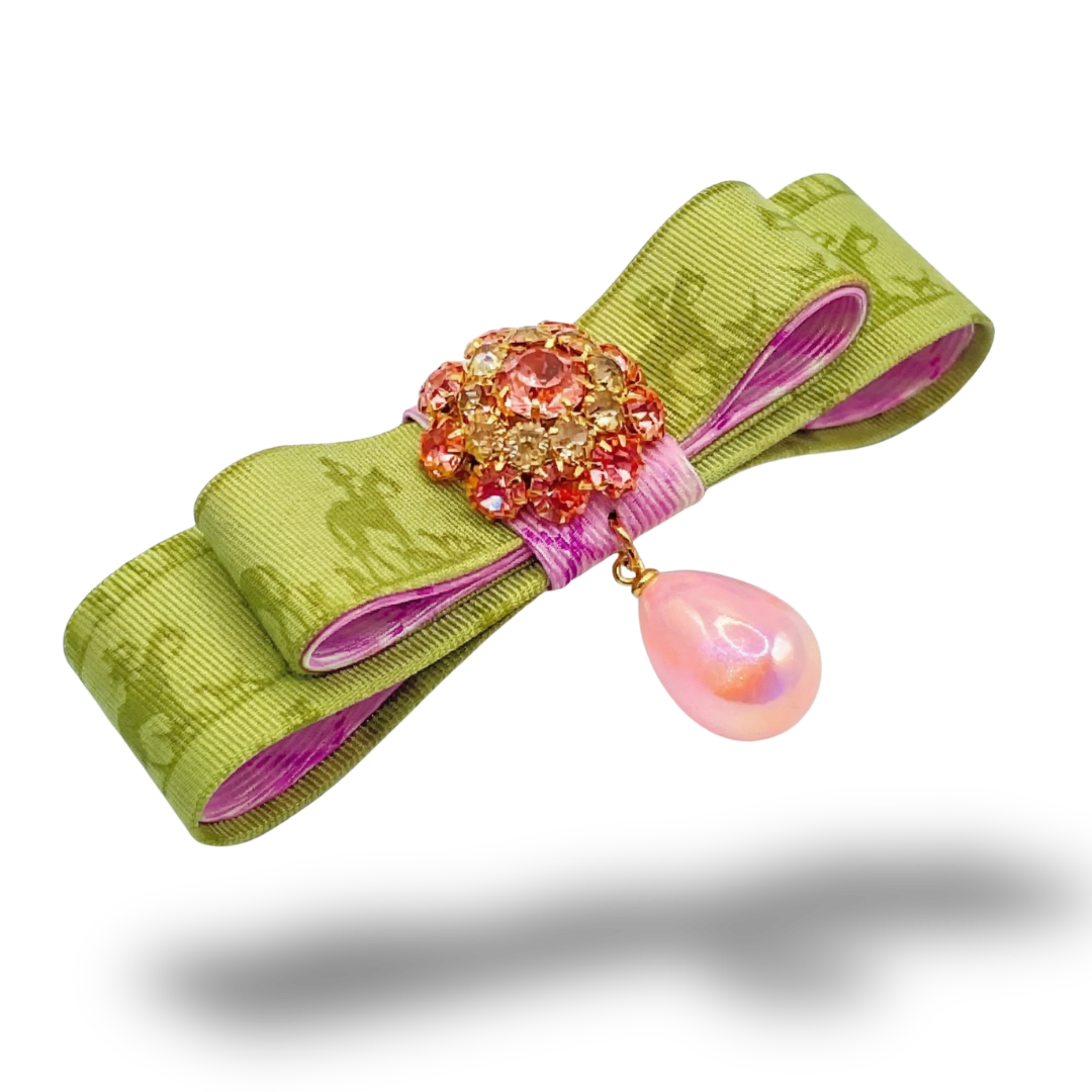 Hermes Necktie Brooch by Flock by Wild for Vintage Luxe Up