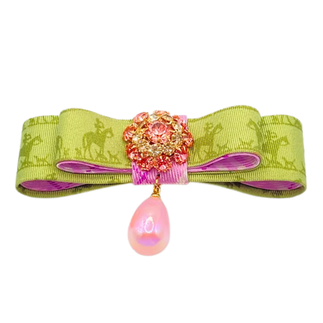 Hermes Necktie Brooch by Flock by Wild for Vintage Luxe Up