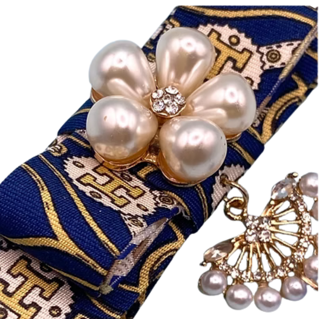 Hermes Necktie Brooch by Flock by Wild for Vintage Luxe Up