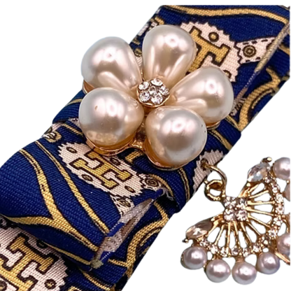 Hermes Necktie Brooch by Flock by Wild for Vintage Luxe Up