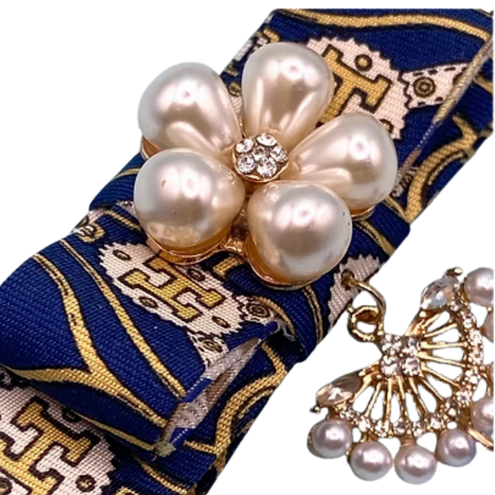 Hermes Necktie Brooch by Flock by Wild for Vintage Luxe Up