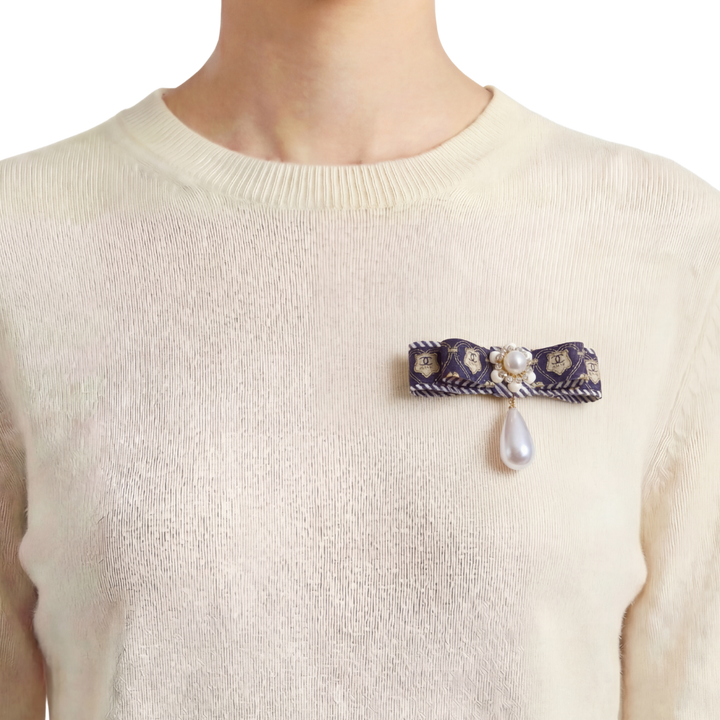 Chanel Necktie Brooch by Flock by Wild for Vintage Luxe Up