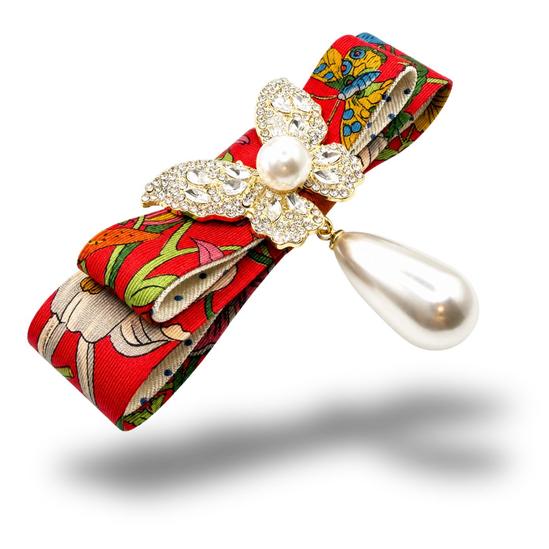 Vintage Luxe Up  Gucci Flora Statement Brooch