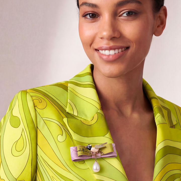 Pucci Necktie Brooch by Flock by Wild for Vintage Luxe Up