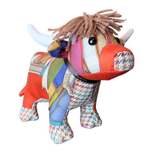 Gucci Horse Ribbons Scarf | Bull Stuffed Animal