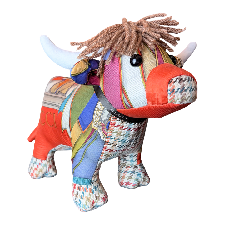 Gucci Horse Ribbons Scarf | Bull Stuffed Animal