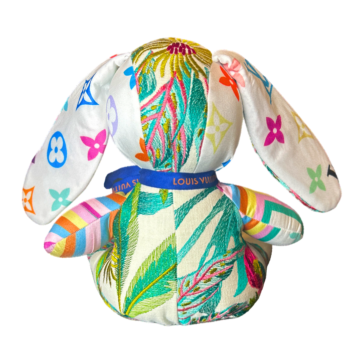 LV Monogram Vintage Silk Scarf Clever Bunny