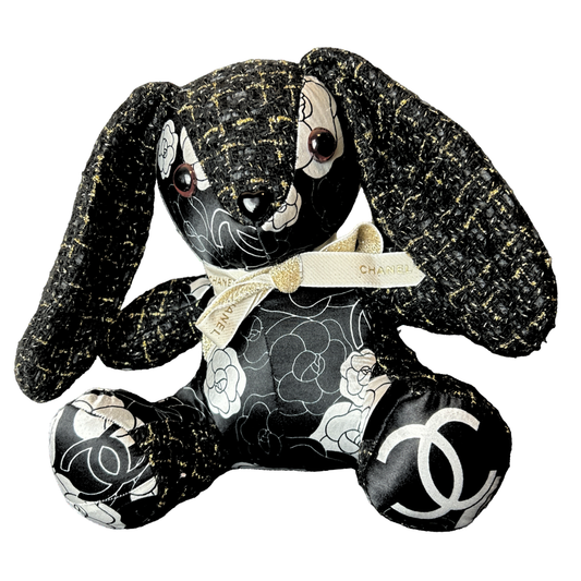 Chanel CC Camellia Scarf Bunny at Vintage Luxe Up