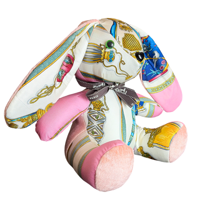 Hermes Qu'Importe le Flacon Scarf Bunny at Vintage Luxe Up