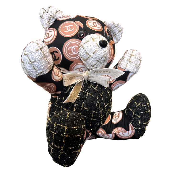 Chanel CC Logo Scarf | Chanel Teddy Bear at Vintage Luxe Up