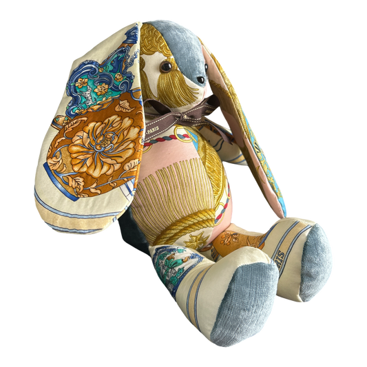 Hermes Qu'Importe le Flacon Scarf Patchwork Bunny