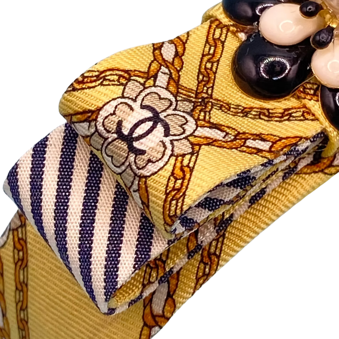 Chanel Necktie Cuff Bracelet by Flock by Wild for Vintage Luxe Up