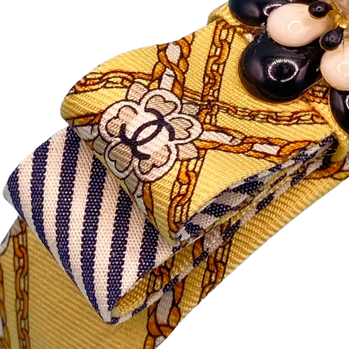 Chanel Necktie Cuff Bracelet by Flock by Wild for Vintage Luxe Up