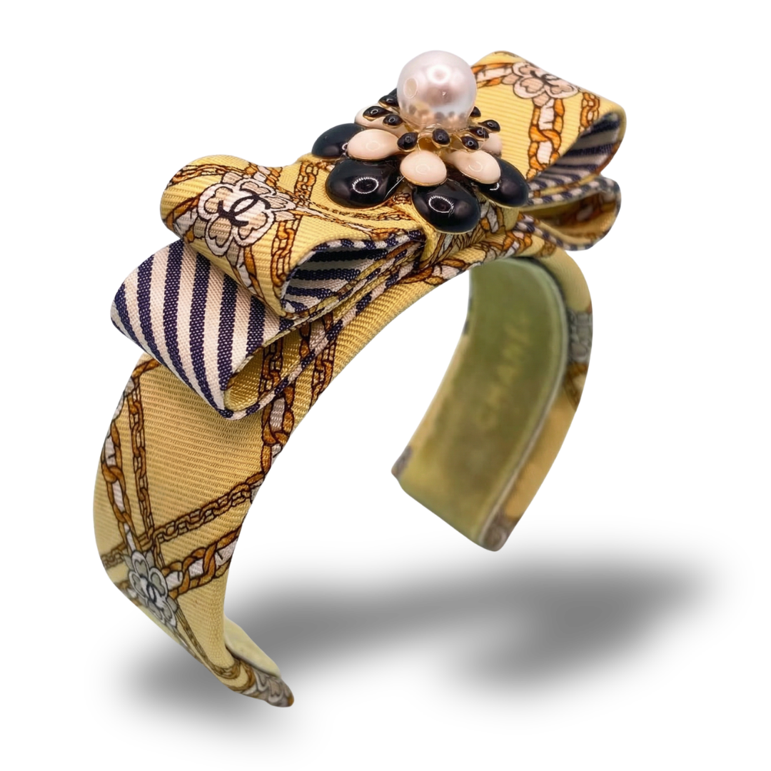 Chanel Necktie Cuff Bracelet by Flock by Wild for Vintage Luxe Up