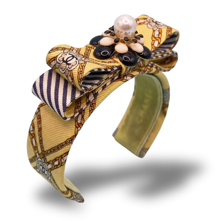 Chanel Necktie Cuff Bracelet by Flock by Wild for Vintage Luxe Up