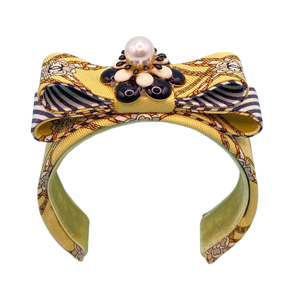 Chanel Necktie Cuff Bracelet by Flock by Wild for Vintage Luxe Up
