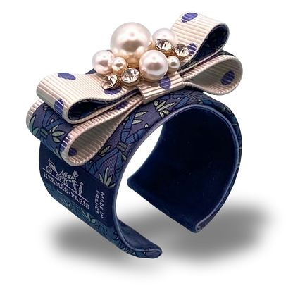Hermes Necktie Cuff Bracelet by Flock by Wild at Vintage Luxe Up